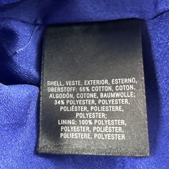 New Anthropologie Maeve Blue & Purple Mini Dress Sz. 12 Sleeveless Side Pockets‎ - Picture 7 of 7